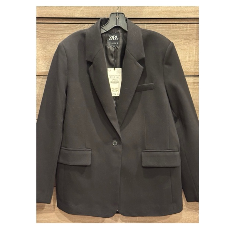 Zara Women's Elegant Black Suit Jacket